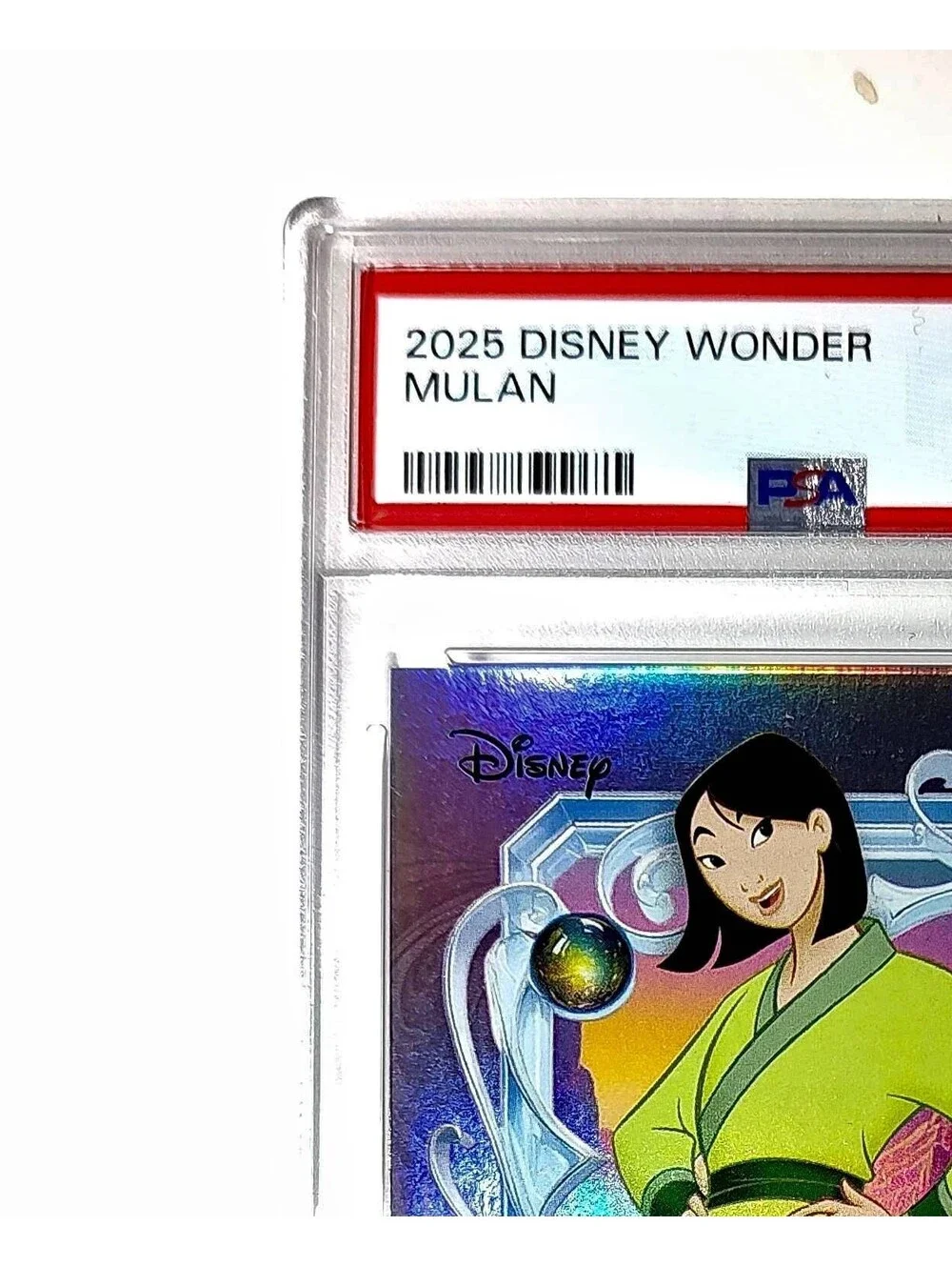 Mulan 2025 Topps Disney Cartoon Princess #158 Card Mulan PSA 10